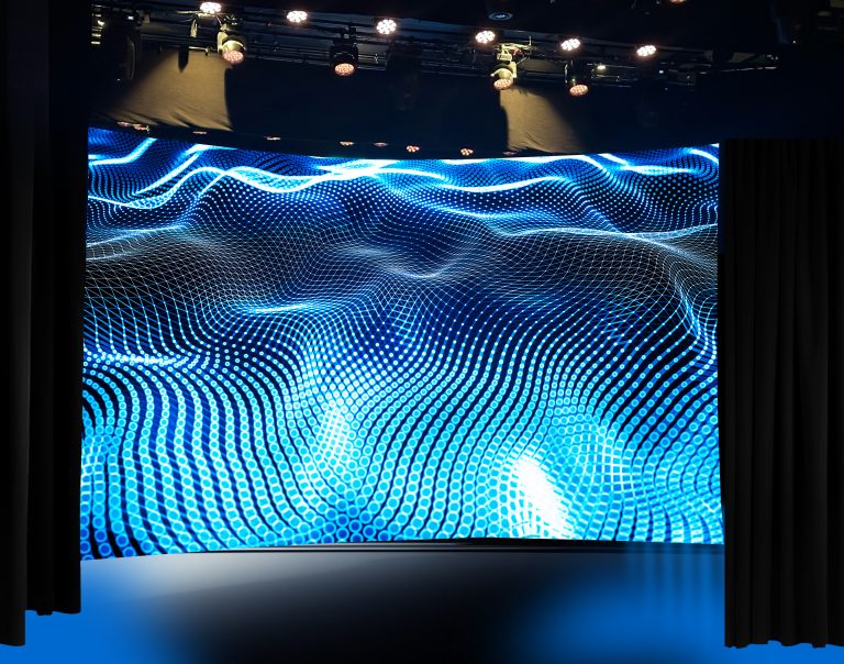 Gebogene LED-Anzeige