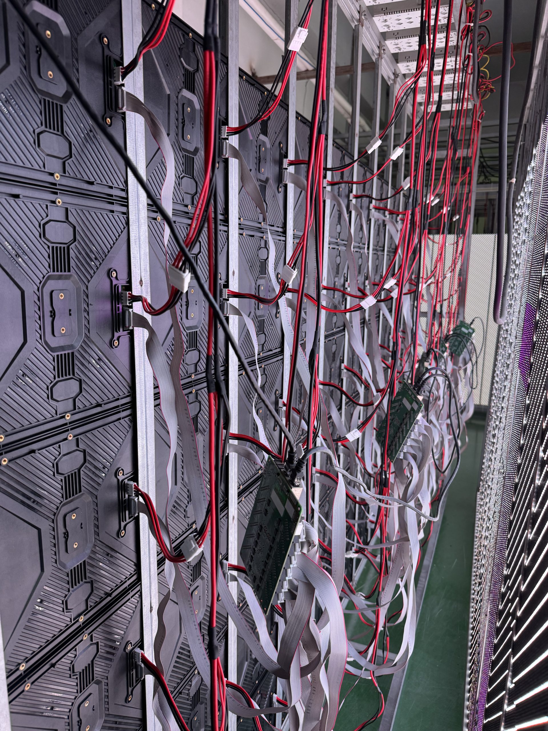 LED Display factory Module aging workshop