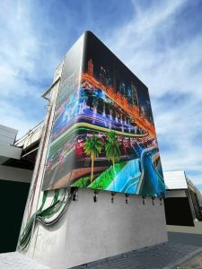 Curved LED Masterpiece