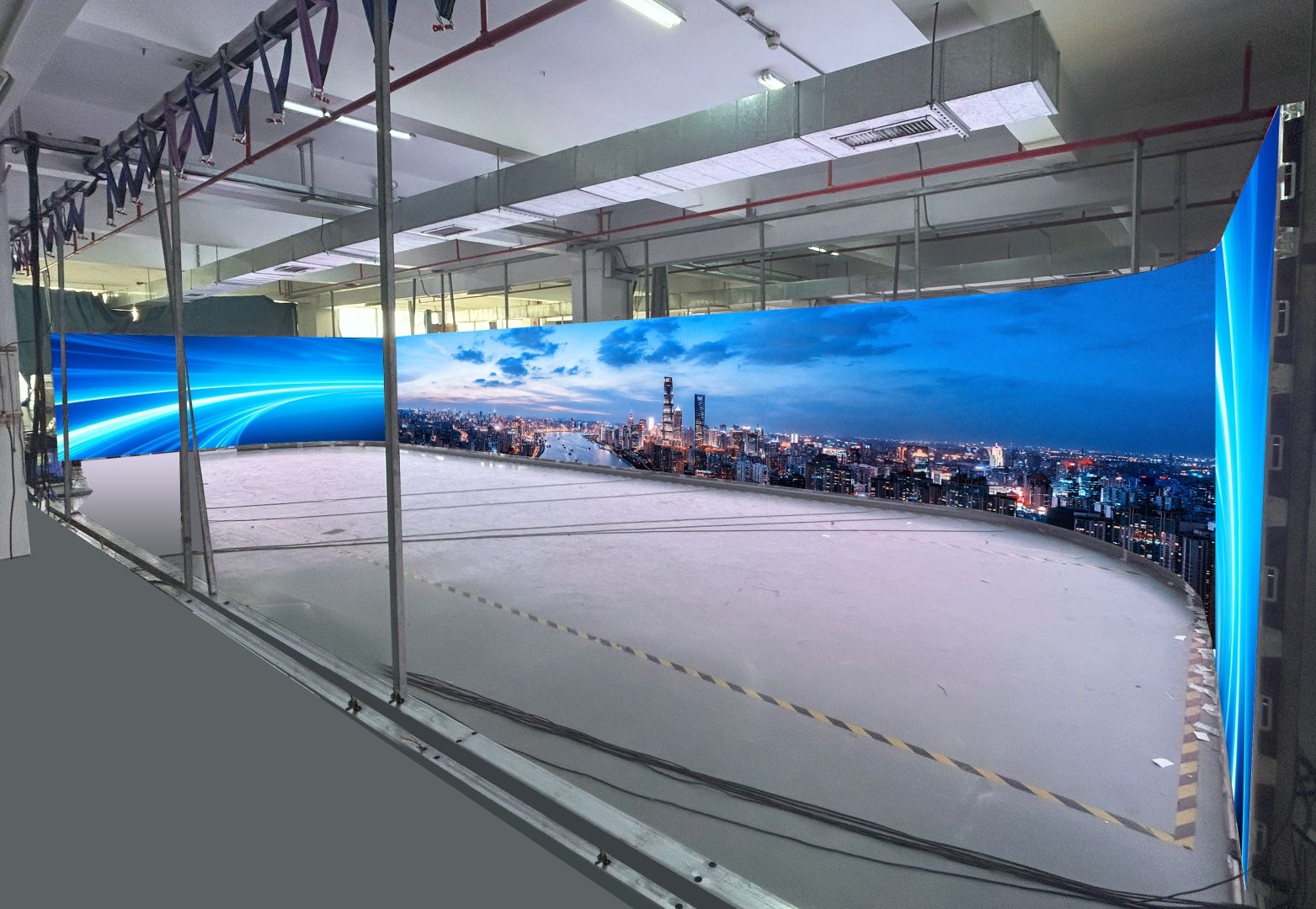 Zhiyu LED’s Small Pitch Curved Screen