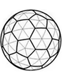 Triangular sphere screen