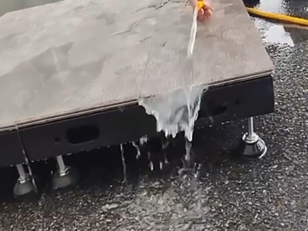 Waterproof IP65 test