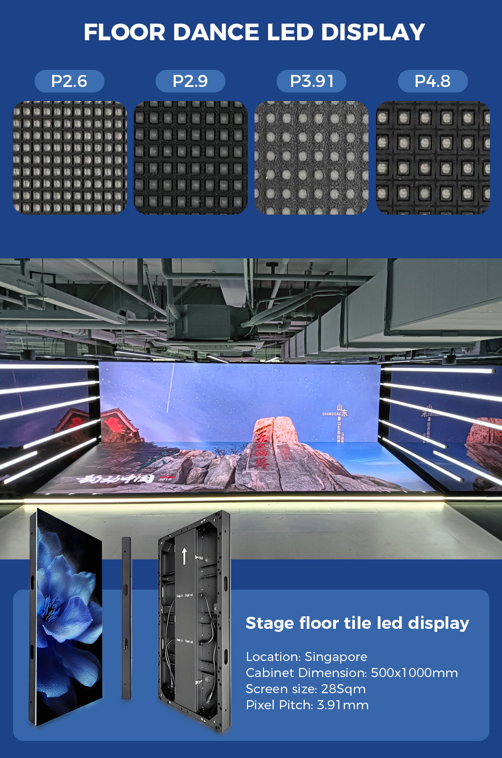 FLOOR DANCE LED DISPLAY