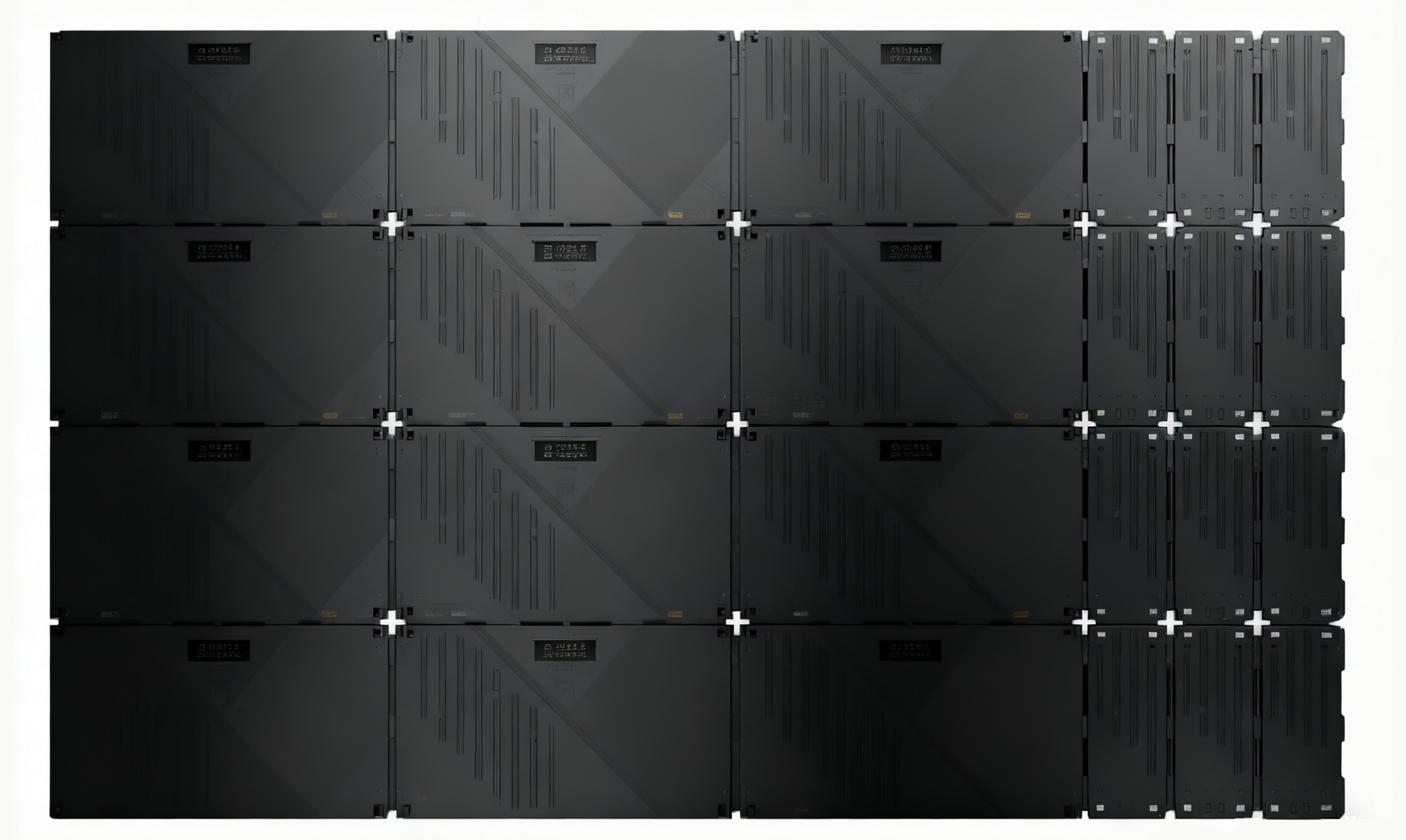 Interlocking of large and smallcabinets