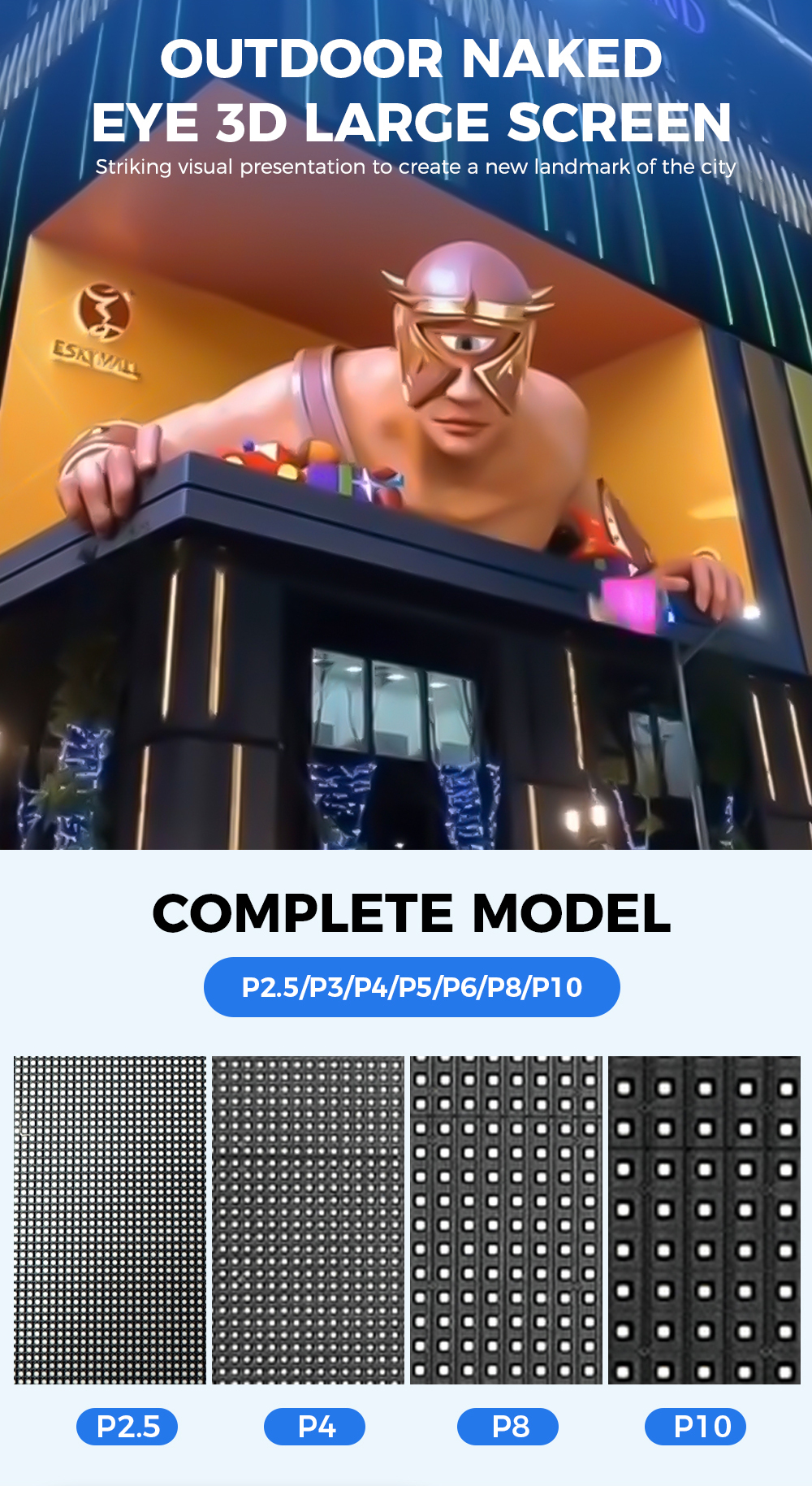 OUTDOORLED SCREEN COMPLETE MODEL