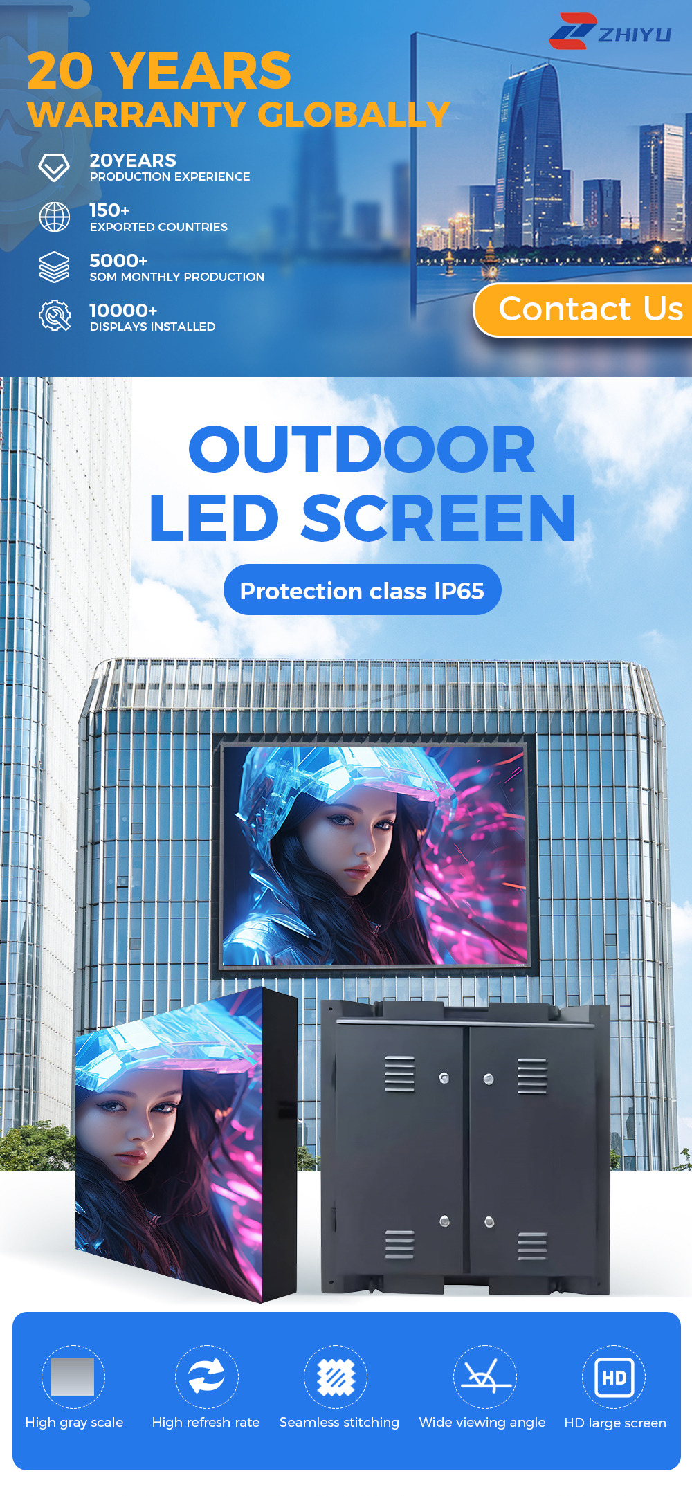 OUTDOORLED SCREEN