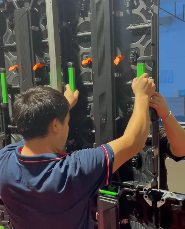 LED Screen installation video