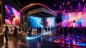 AI-ready LED display experiences for retail trade shows and events